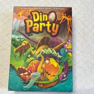 Green and Orange Dino Adventure Board Game